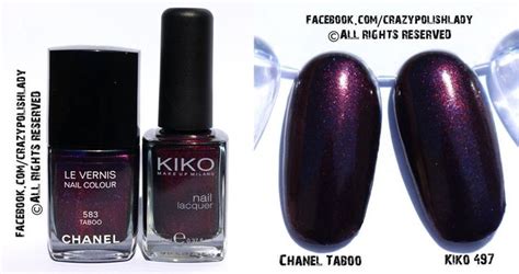 chanel nail polish taboo dupe